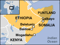 Map of Somalia