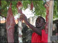 Somali butcher