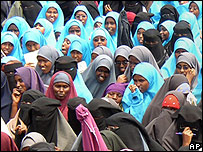 Demonstration in Mogadishu