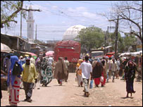 Baidoa street scene